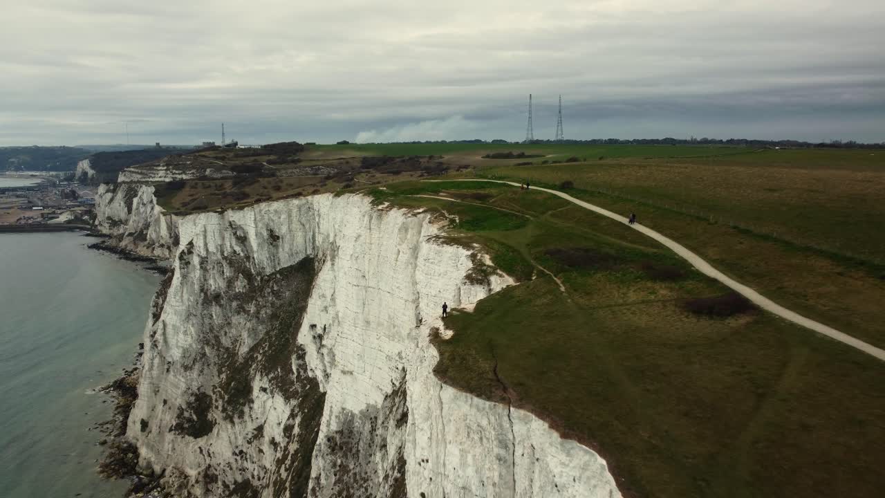 White Cliffs of Dover coastline landscape