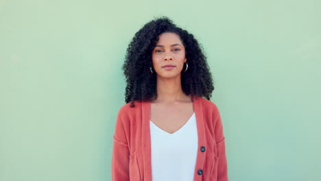 black woman, confident beauty