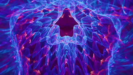 sound waves visualized, vibrant colorful vibrational cymatics background beats in motion, spiritual visual awakening, intricate flowing geometric patterns, seamless looped