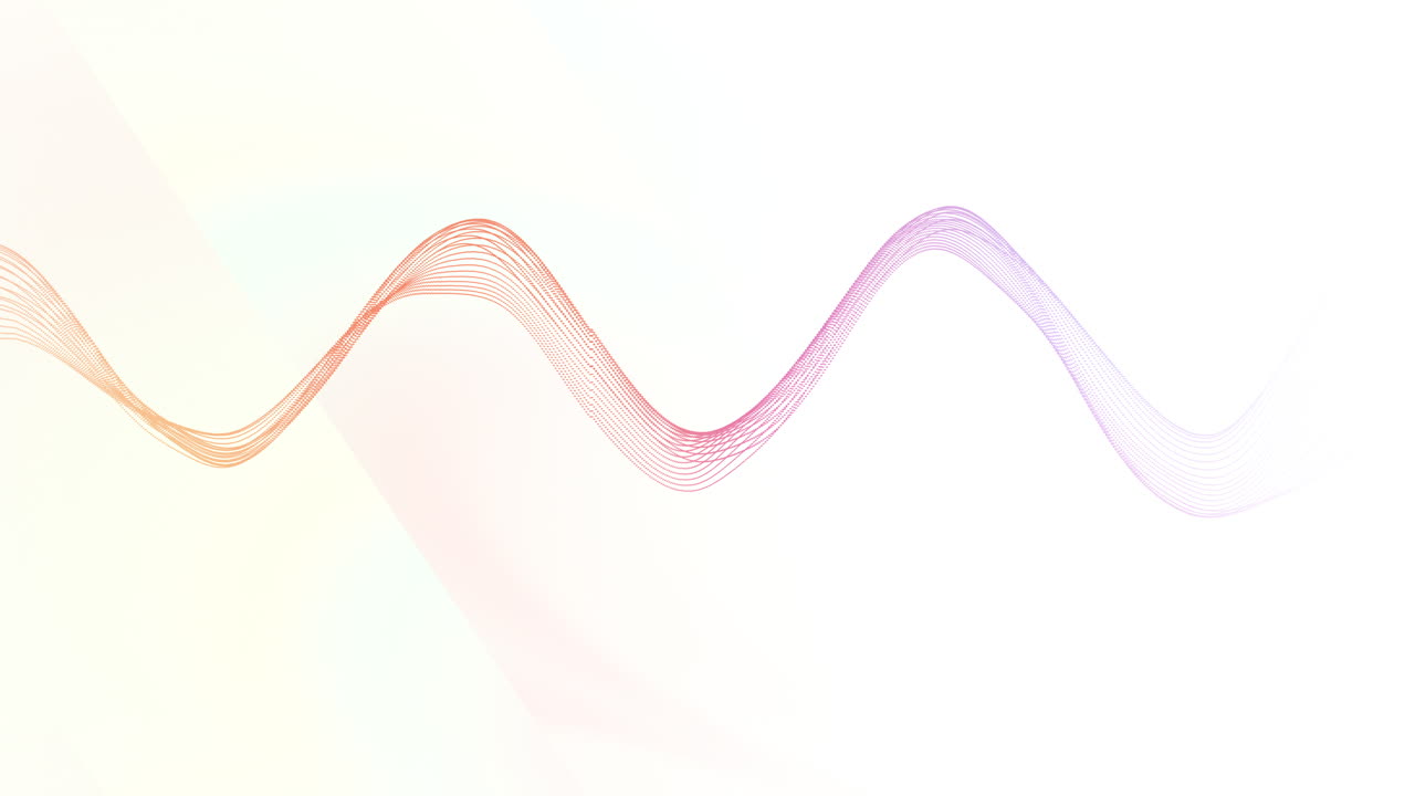 파스텔 다채로운 배경에서 데이터 전송과 함께 연결 네트워크의 애니메이션