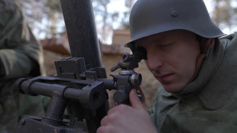 wwii mortar gunner