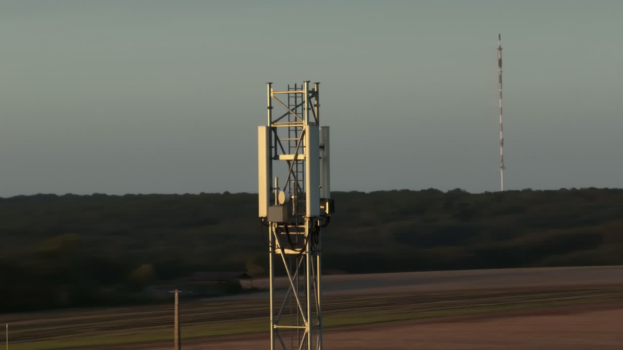 프랑스의 chissay-en-touraine에 새로 설치된 5g 전화 마스트