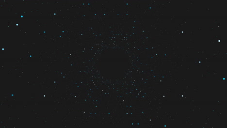 mesmerizing black background with dotted circular patterns