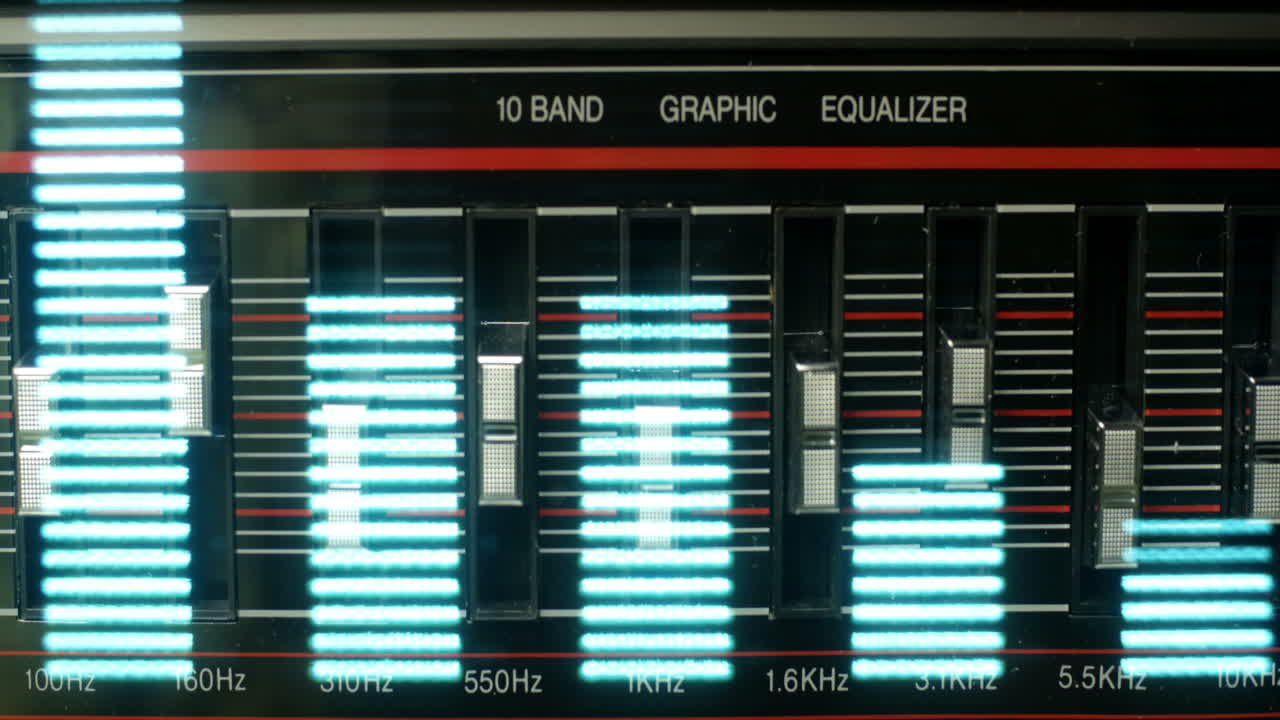 niveles de ecualización negra 00