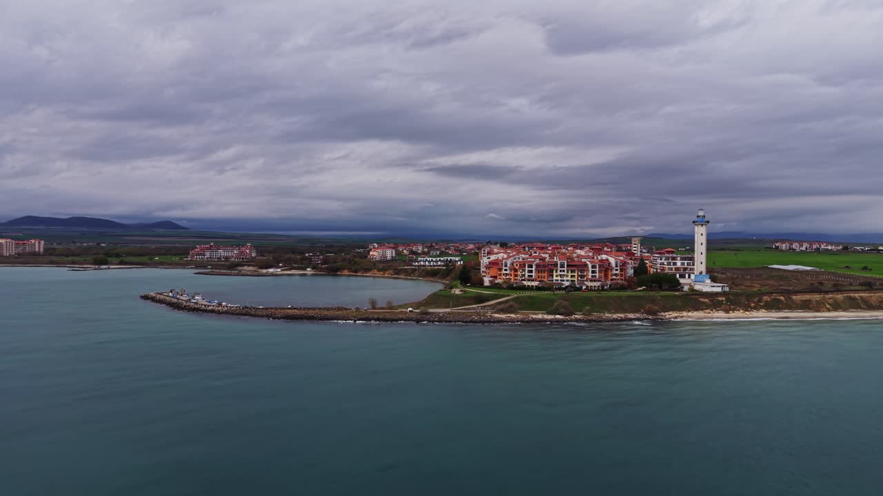 Stunning aerial view of coastal Bulgaria captured by drone