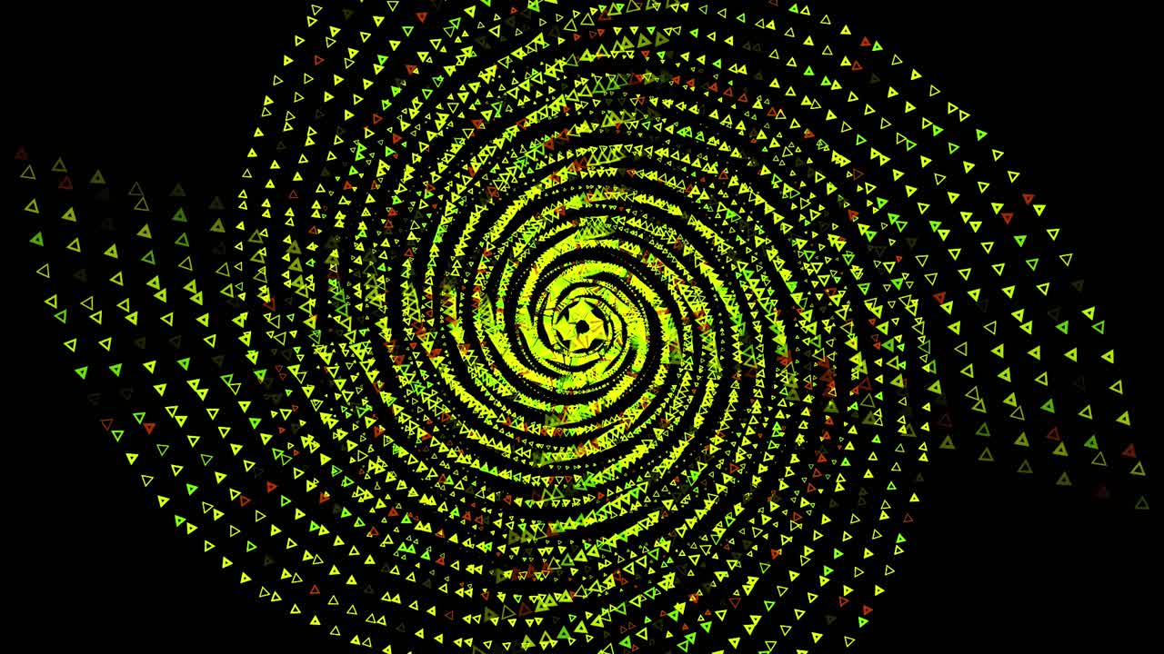 espiral abstracta de triángulos