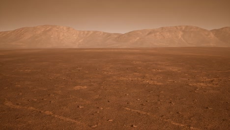 Fantastic-martian-landscape-in-rusty-orange-shades