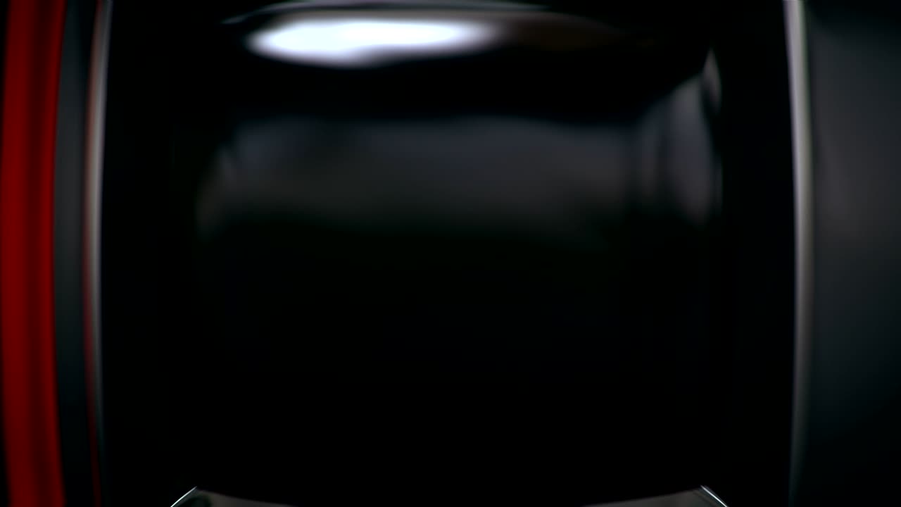 zoom en la vieja pantalla de tv animación 3d con máscara verde