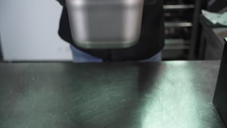 chef preparing french fries