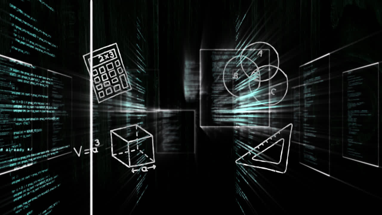 Composition of binary coding data processing over computer circuit board