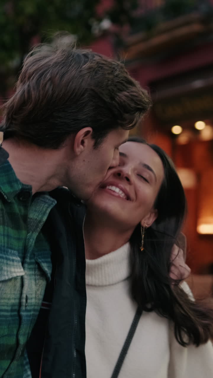 Couple in Love on Seville Vacation