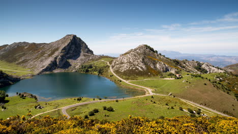 cova donga lakes in the picos de europa national park