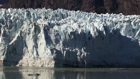 glaciar margerie en el verano, alaska