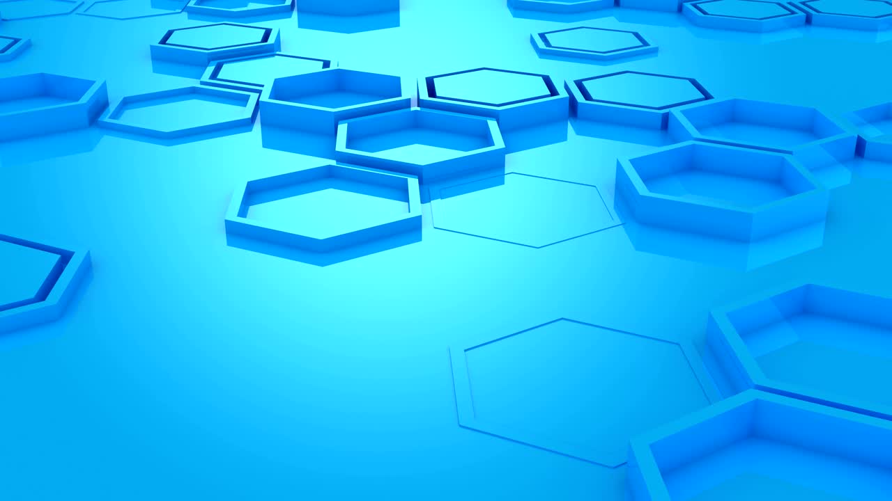 el fondo de los hexágonos