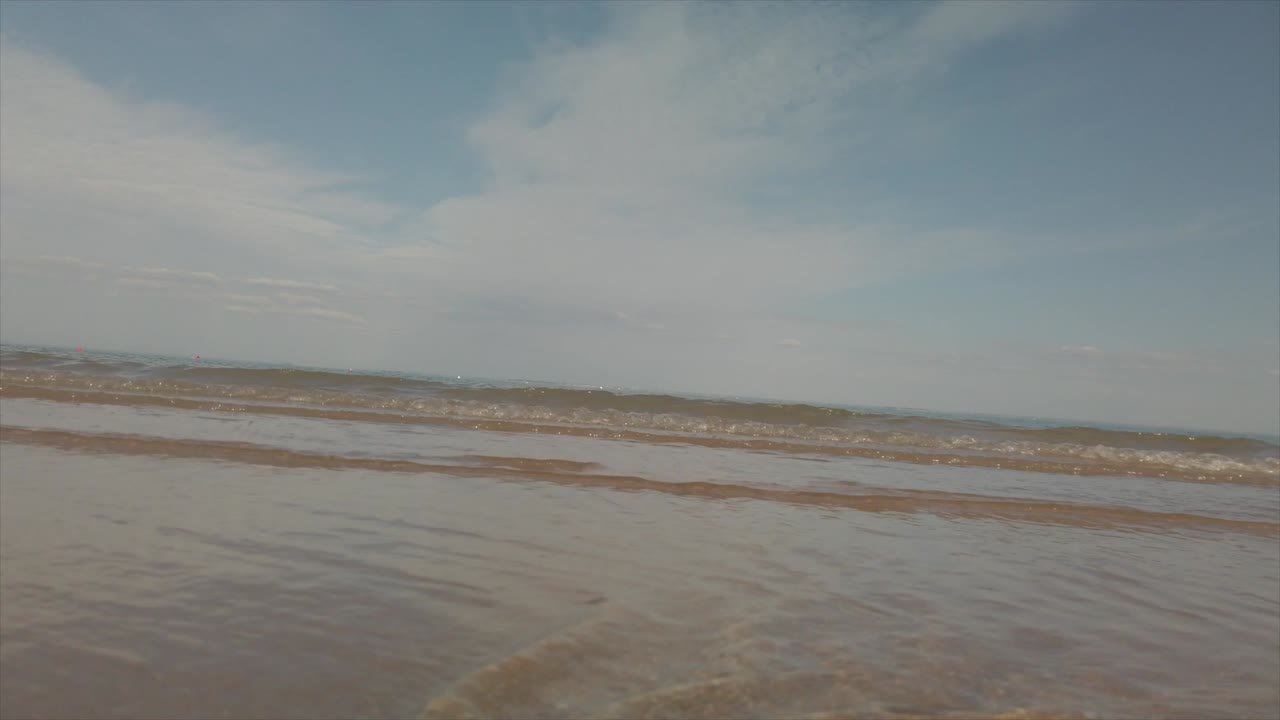 olas del océano atlántico