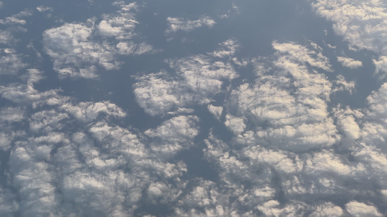 Cloudy Sky View from Above
