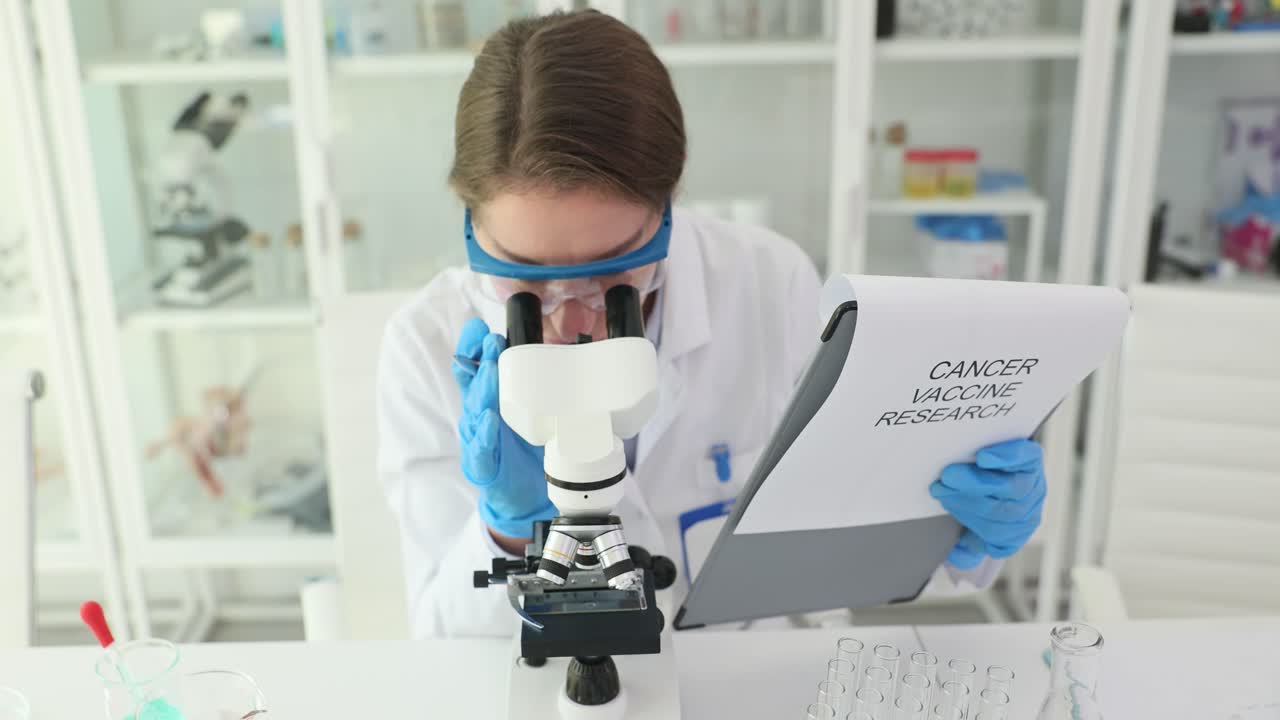 Ricerca sul vaccino contro il cancro in laboratorio