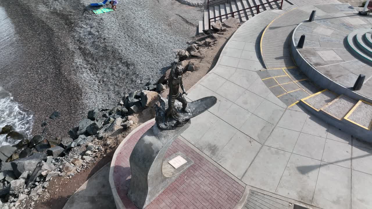 리마, 수도 및 페루 최대 도시의 조감도 구축