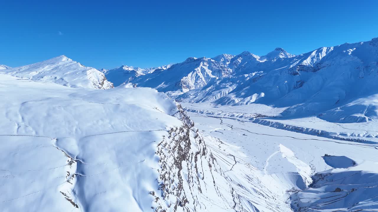 Winter Wonderland: Snowy Mountain Valley