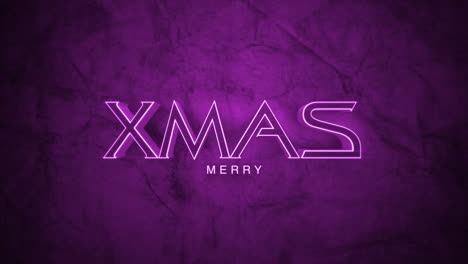 Texto-De-Feliz-Navidad-Monocromático-Oscuro-En-Degradado-Púrpura