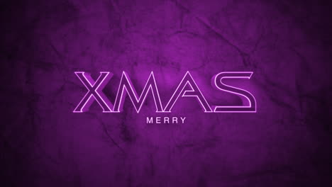texto de feliz navidad monocromático oscuro en degradado púrpura