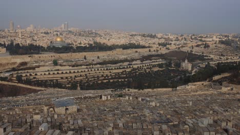 tumbas y tumbas en el monte de los olivos jerusalén israel
