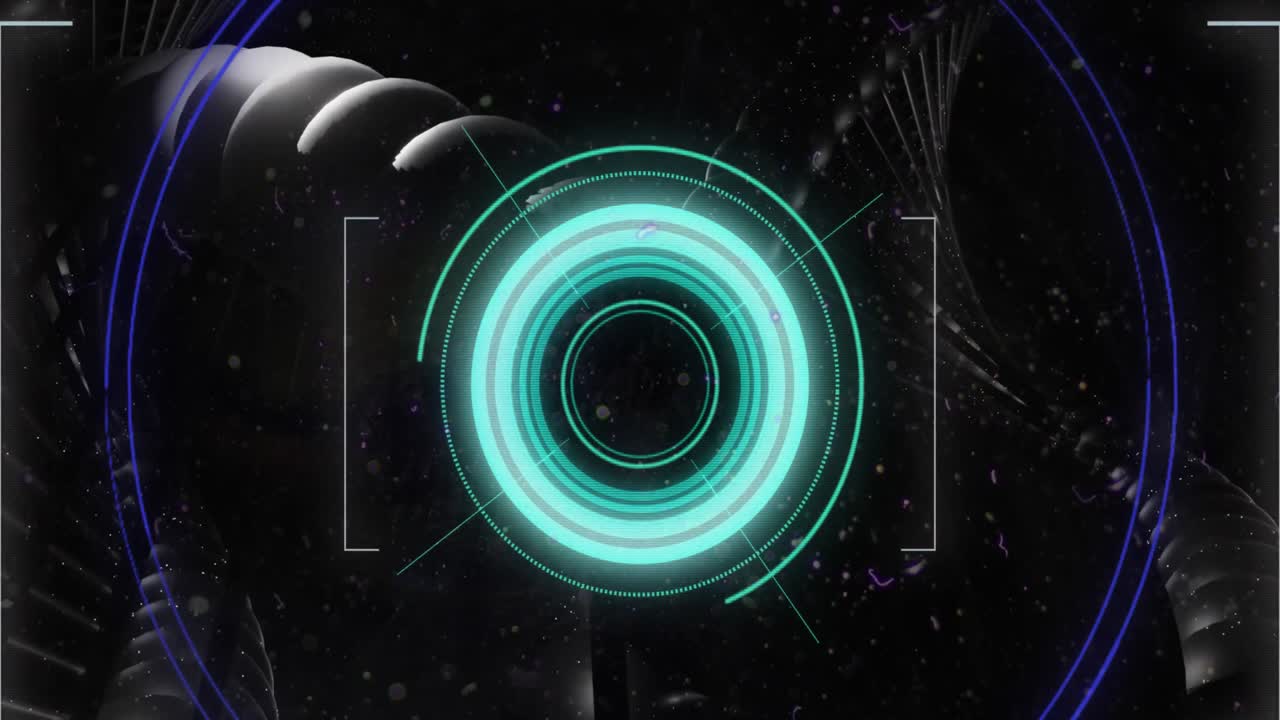 animazione della scansione dello scope sul filo di dna