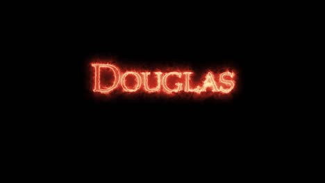 douglas written with fire. loop