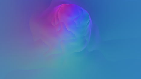 vibrante representación en 3d de un vórtice azul y púrpura giratorio