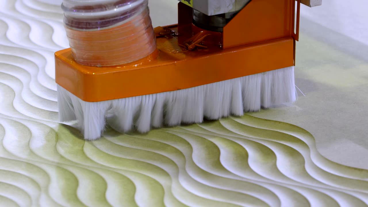 máquina de procesamiento de madera cnc, tecnología moderna en la industria.