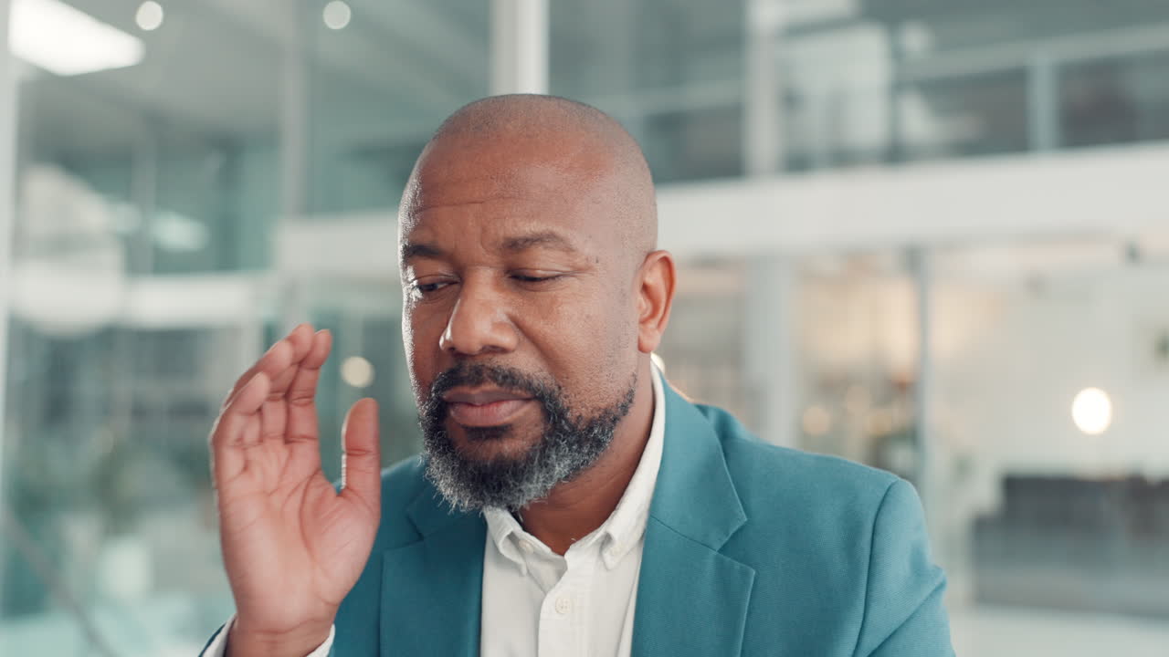 A man experiencing a headache