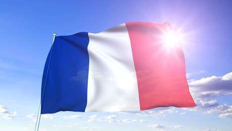 flag of france (looping)