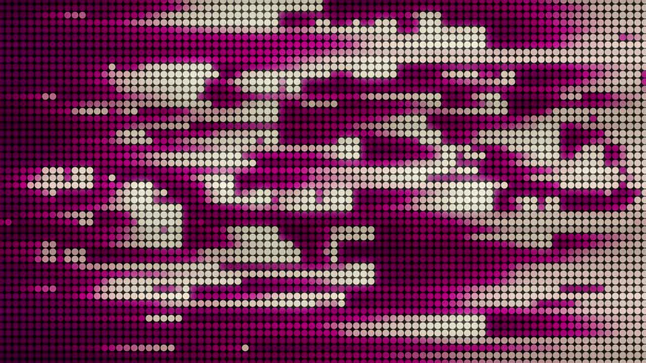 4K Abstract Glitch Technology Background