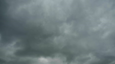 gray rain clouds are moving in the sky. timelapse