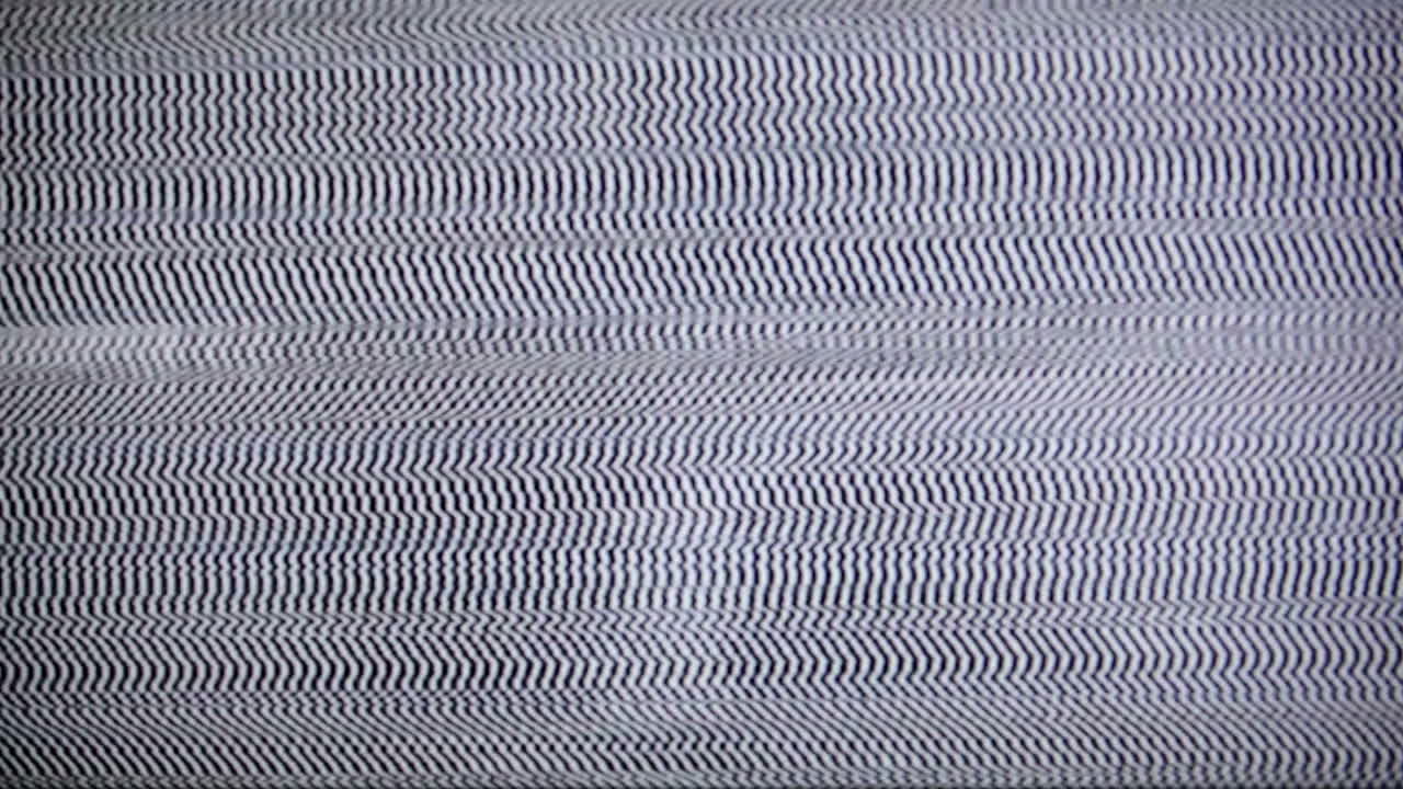 TV white noise with sound