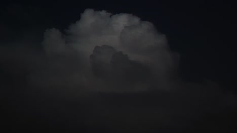 beautiful lightning strikes and cloud at night