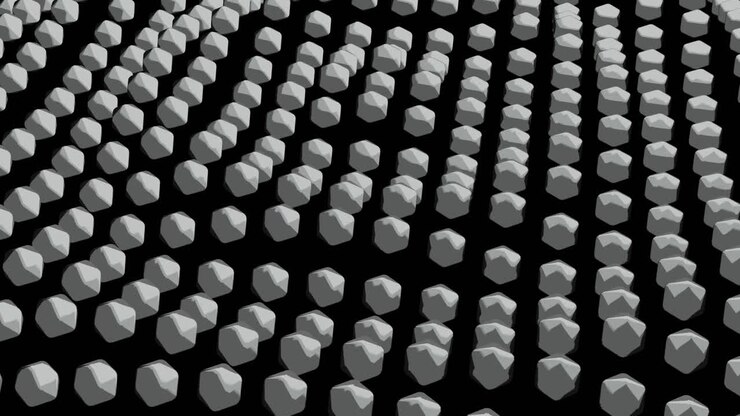Sfondio del modello geometrico 3D astratto