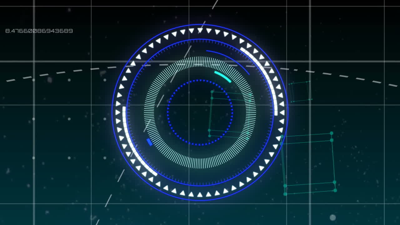 Animation of scope scanning over data processing