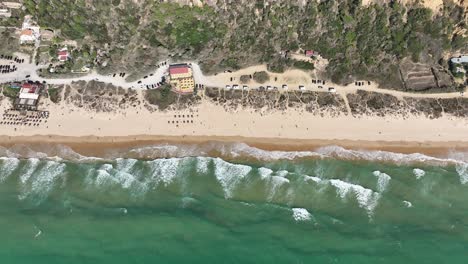 Disparo-De-Dron-En-La-Playa-Desde-Portugal