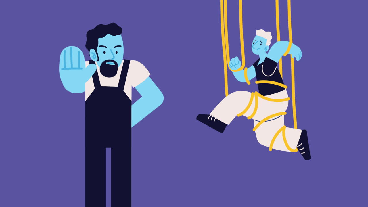 와이어 캐릭터 애니메이션 작업자