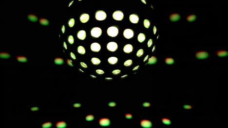 discoteca de discoteca girando con efectos de luz