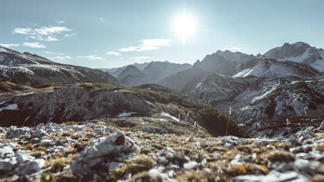 Timelapse-De-Montaña-En-Los-Dolomitas-Italianos---Tirol-Del-Sur