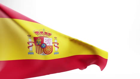 Flag-of-Spain,-background;-3D-render