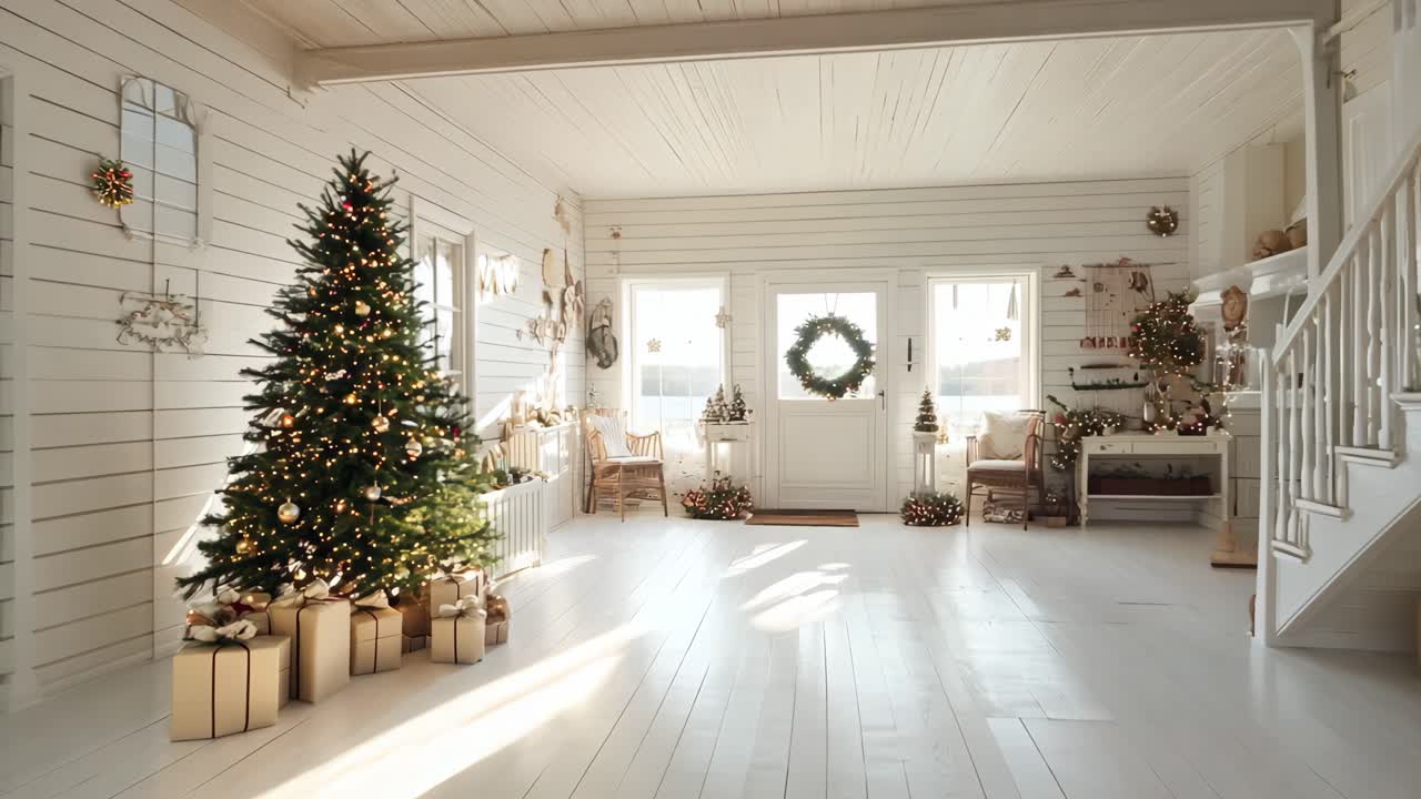 아고 우아한 색 크리스마스 인테리어