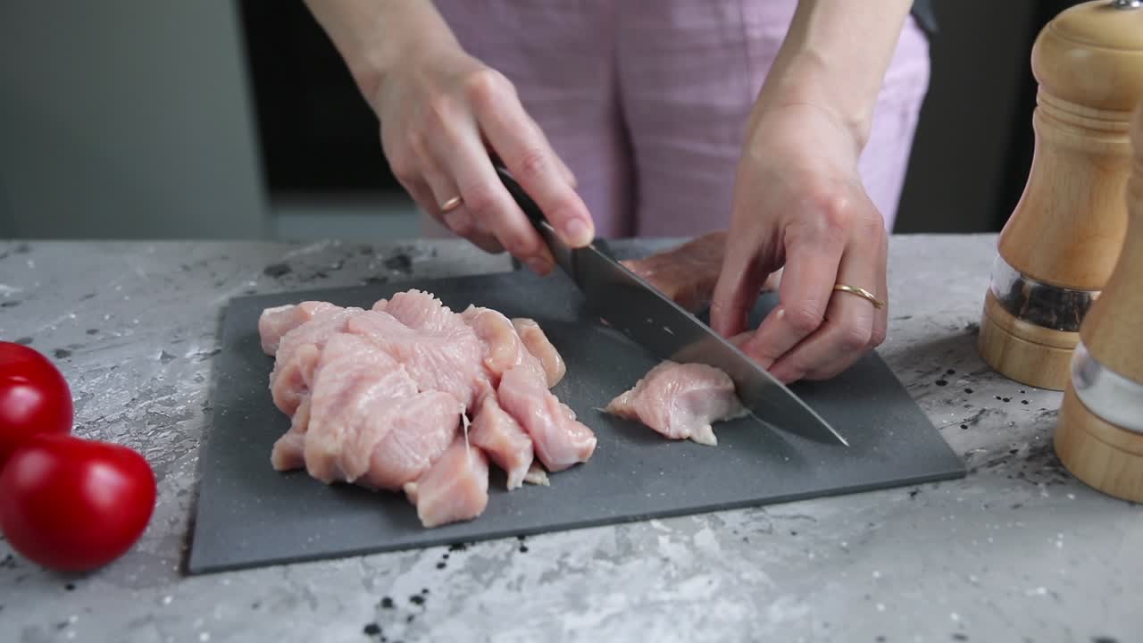 원시 과 칠면조 준비