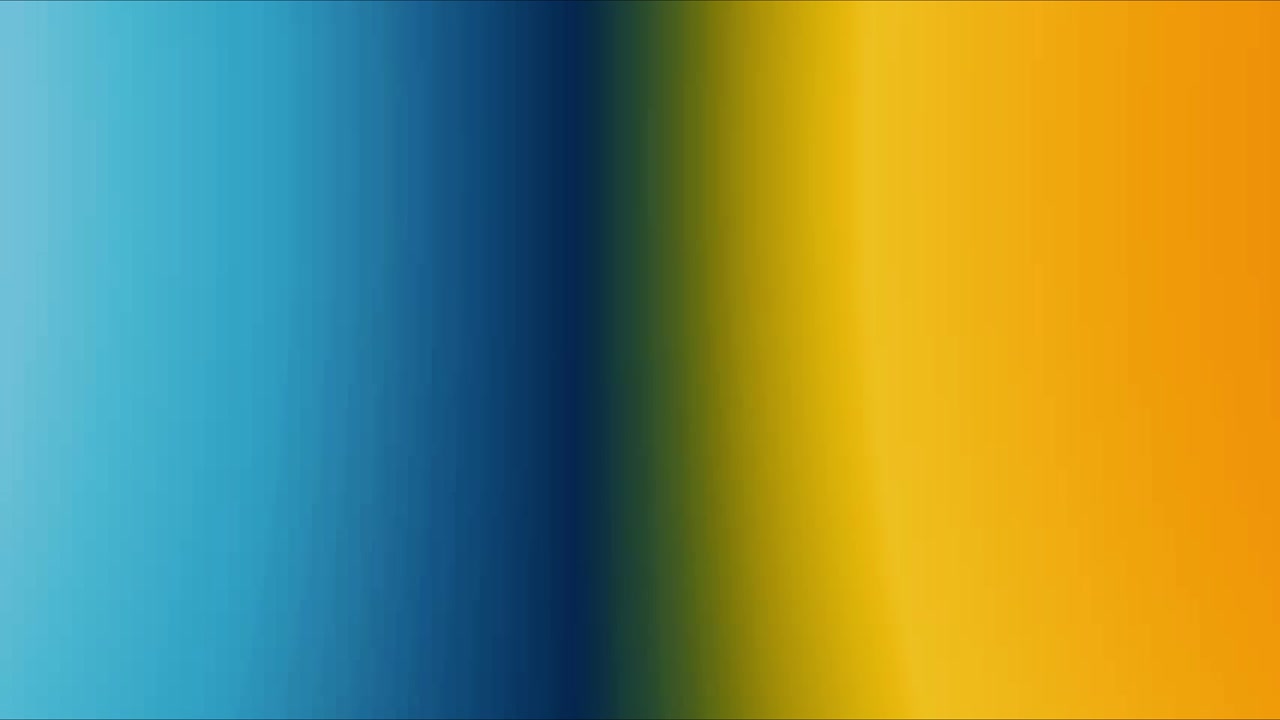 Sfondo animato astratto con sfumature blu e gialle cangianti