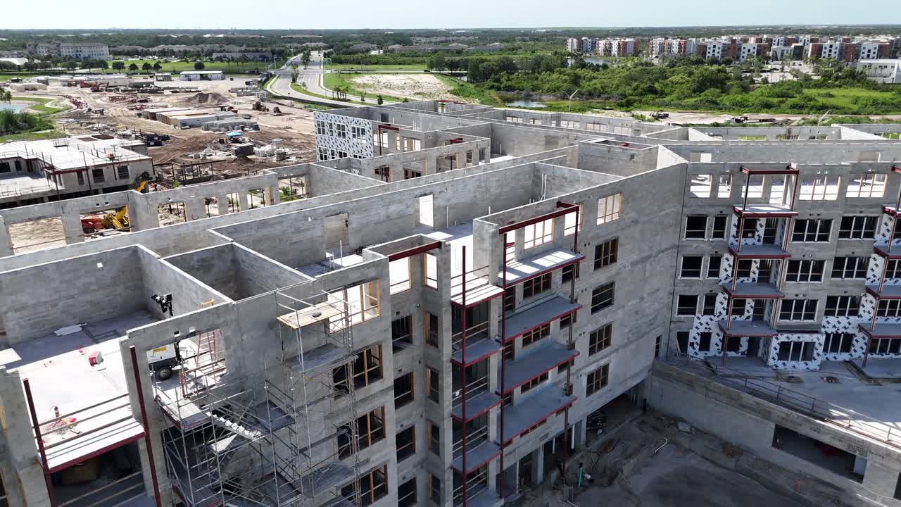 large-scale hurricane zone construction for multi-story disabled housing use in South Florida