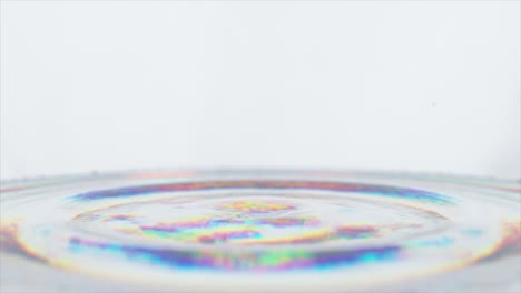 colorful water drop splash