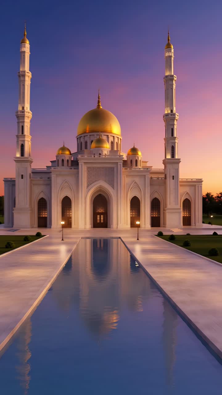 Eid al-Adha Moschea Sfondo islamico 4K