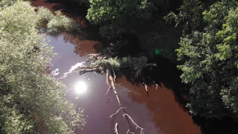 Presa-De-Hormigón-En-El-Río-Stockport-Cerca-Del-Campo-Agrícola-Permite-El-Riego